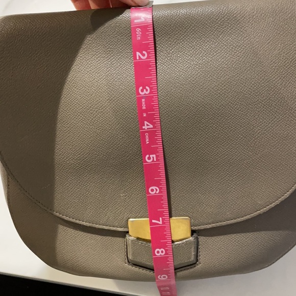 Celine taupe Medium Trotteur Bag - Picture 12 of 13